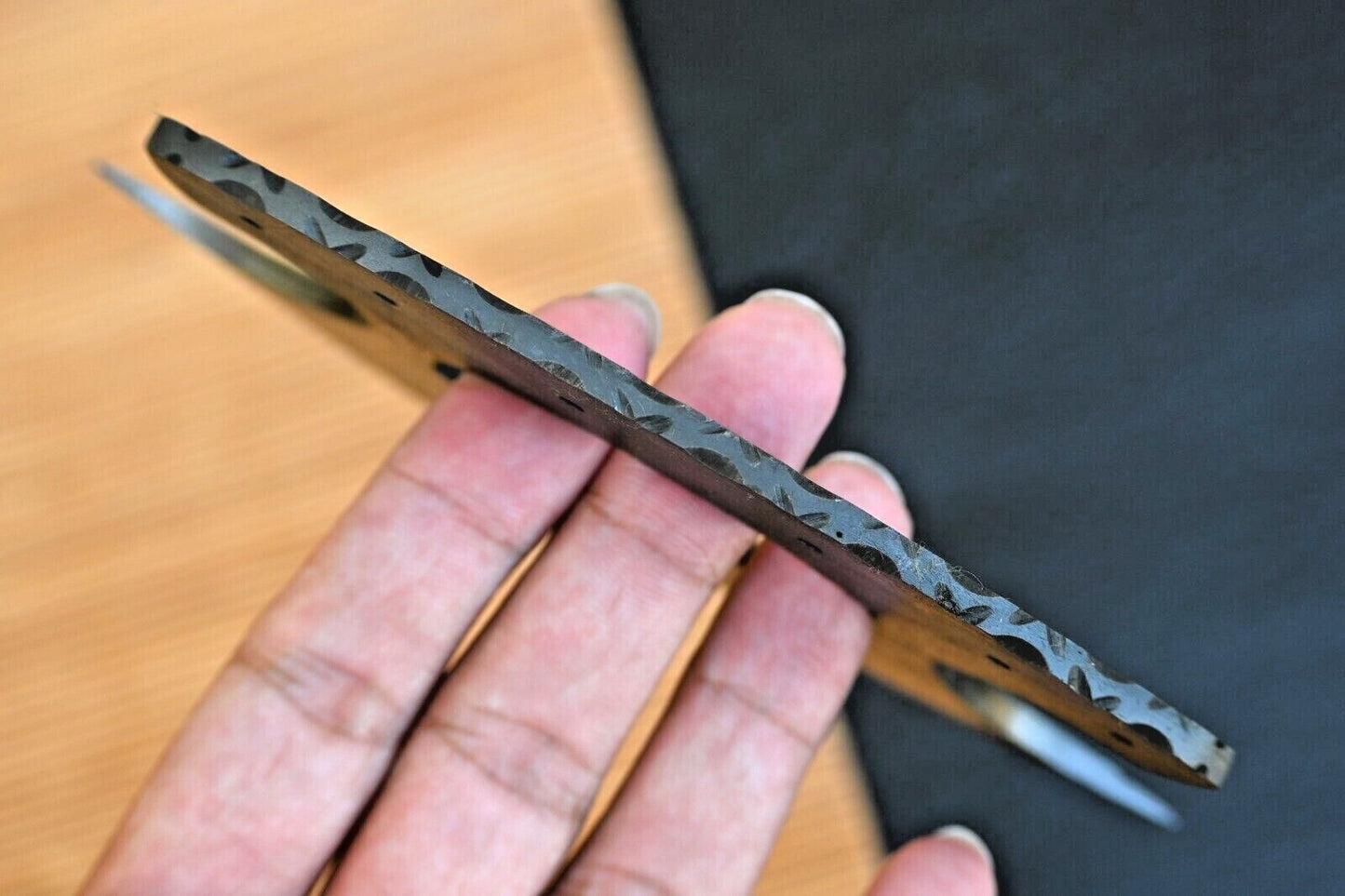 CUSTOM HANDMADE FORGED DAMASCUS STEEL CHEF KNIVE ULU KNIFE BLANK BLADE 2516