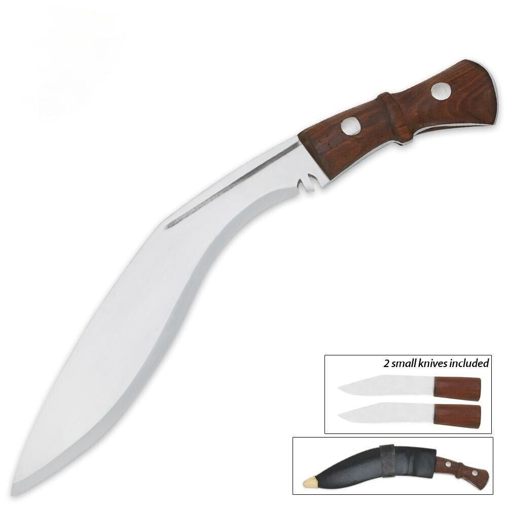 Fixed Blade Gurkha Kukri Knife Military Style Machete