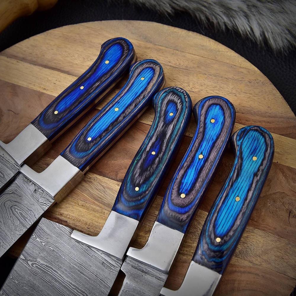 Best Quality Hand-Forged Damascus Chef Knife Set - Kitchen Knife Collection