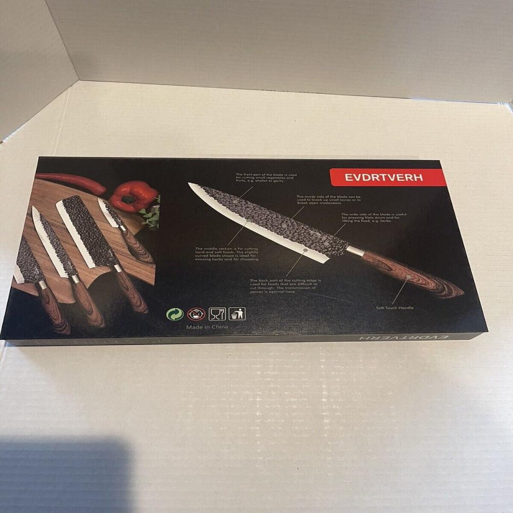 Japanese Style Damascus Chef Knife Set - Gift Box for boys