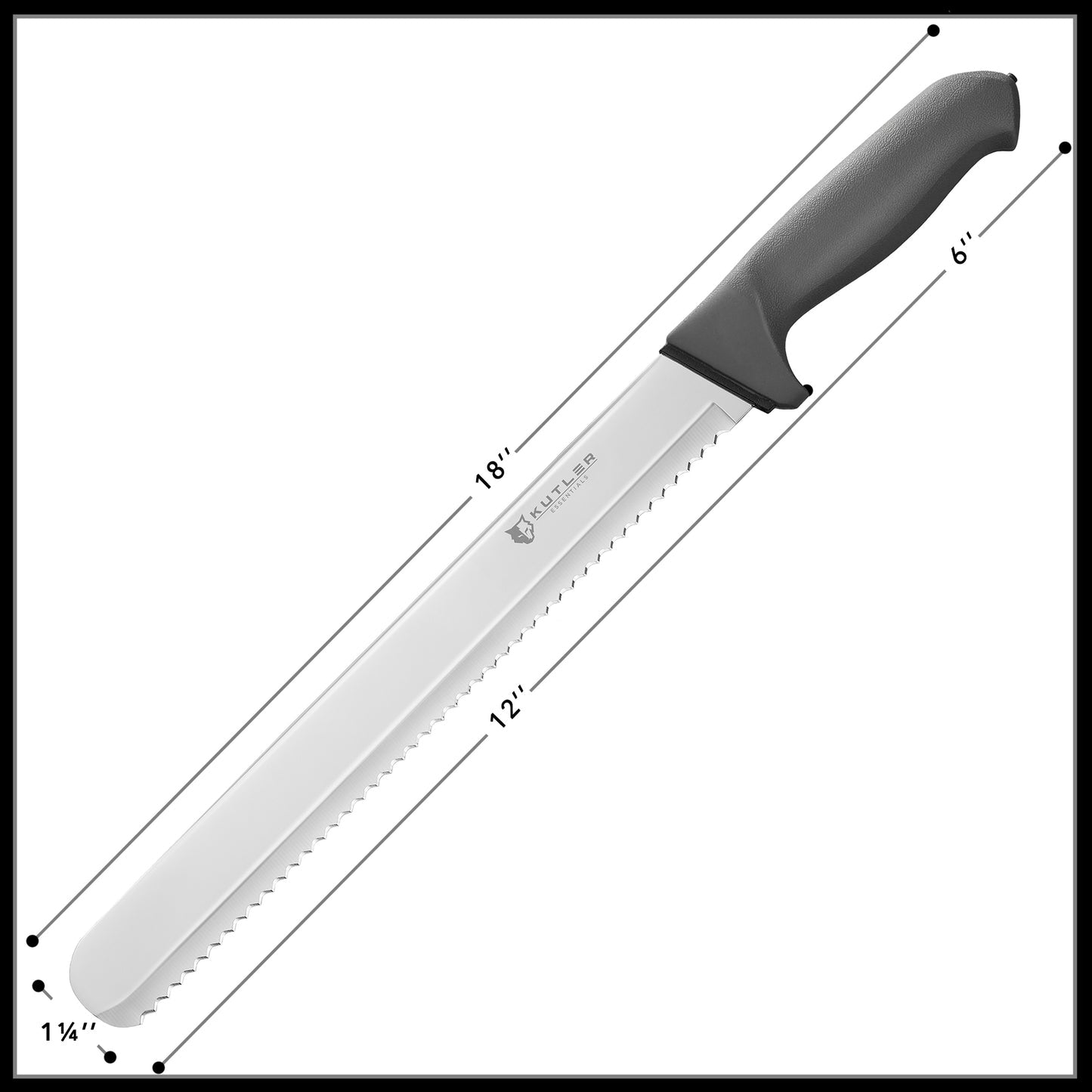 Professional Serrated Good Bread Knife Stainless Steel