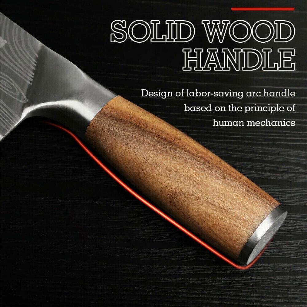 Top High Quality Asian Cleaver Kitchen Knife with Stainless Steel Blade