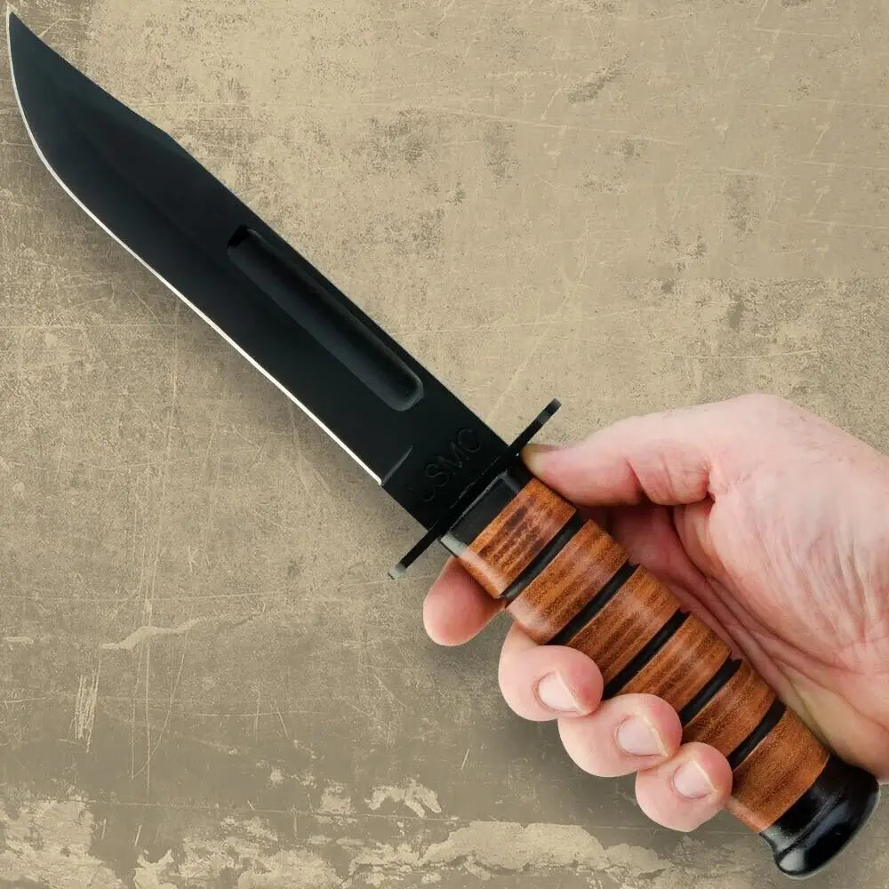 USMC Tactical Bowie Knife for Military Combat and Survival