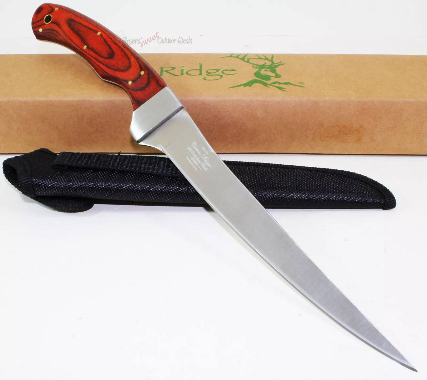 Elk Ridge Fish Fillet Knife with Sheath