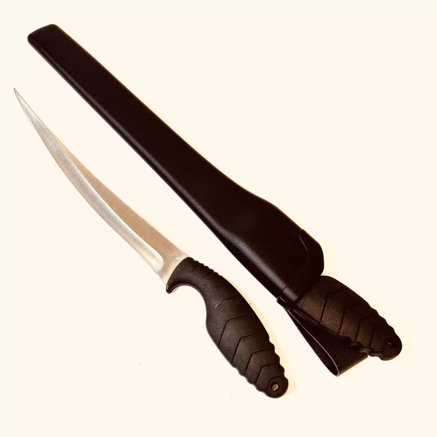 11.5 inch Stainless Steel Fishing Fillet Knife with Sheath