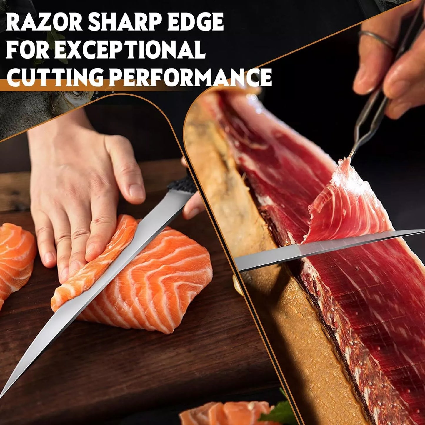 Japanese High Carbon Fillet Knife for Fish & Meat