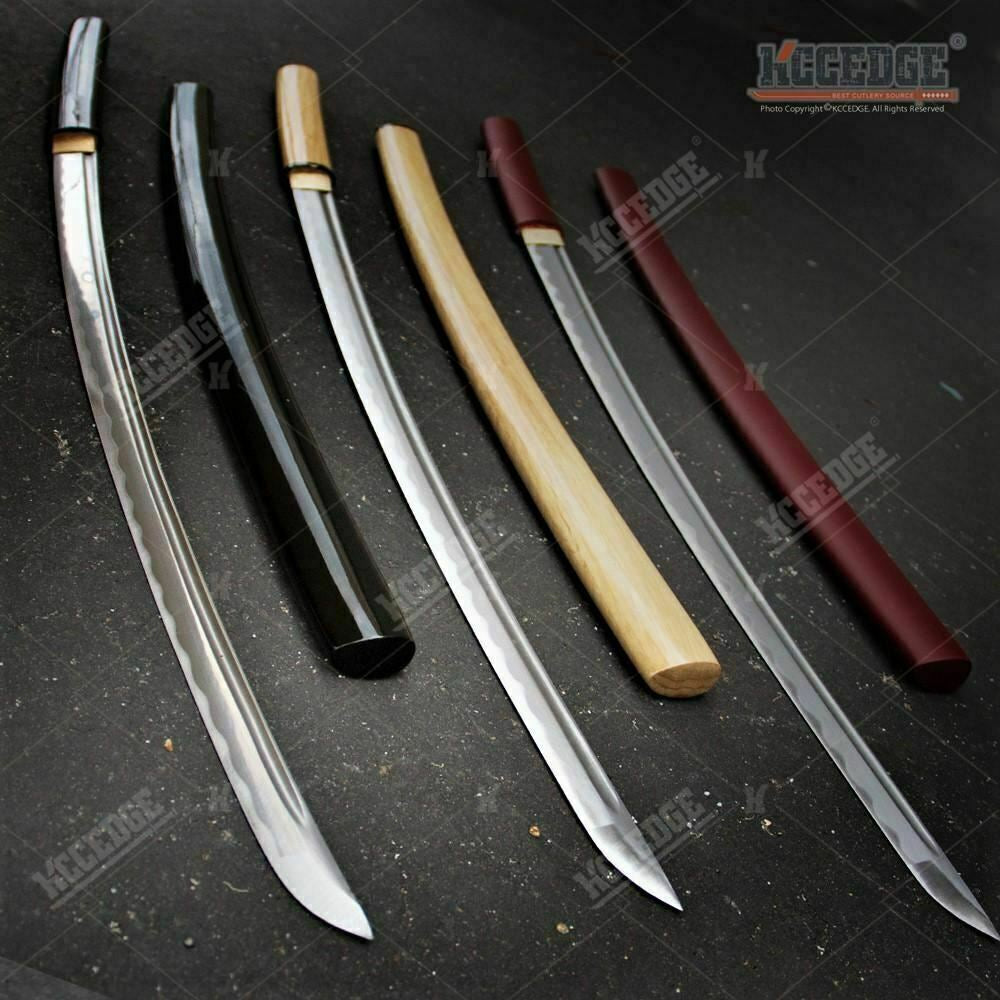 Handmade Shirasaya Samurai Katana Sword, Razor Sharp