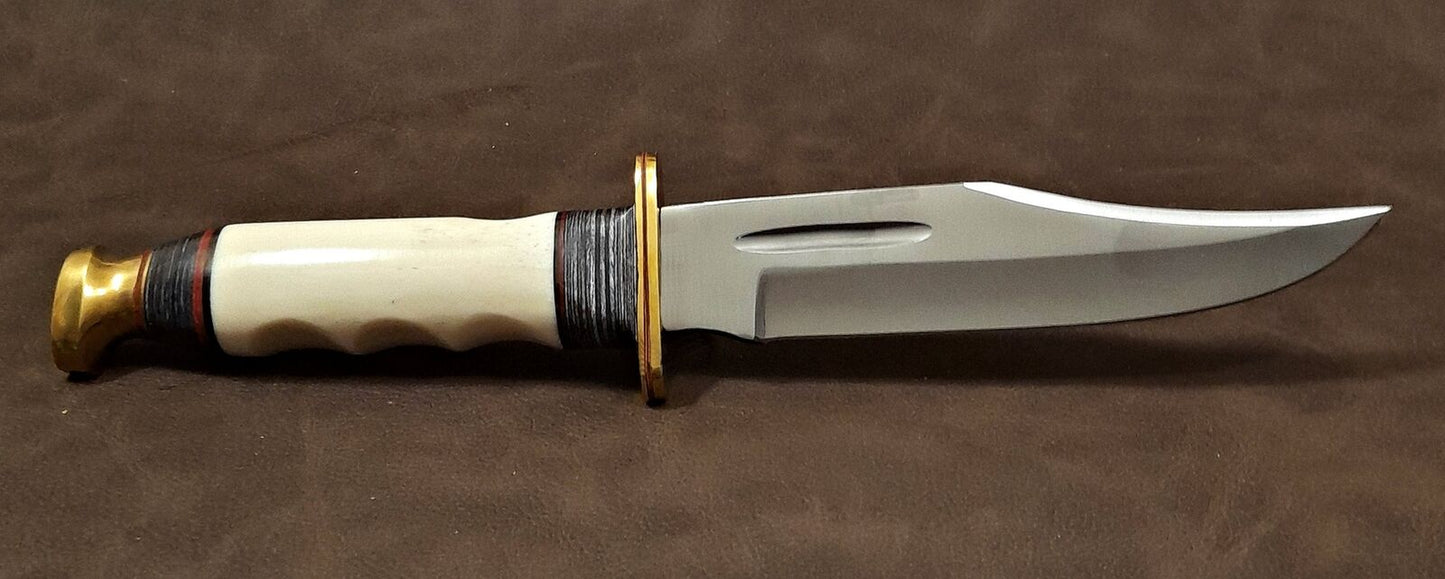 Bowie Knife with Real Bone Handle