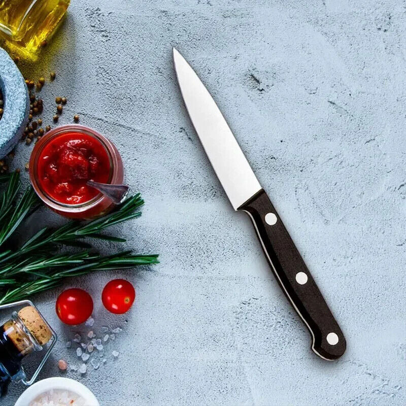 3-Pack Black Fruit Knife Set