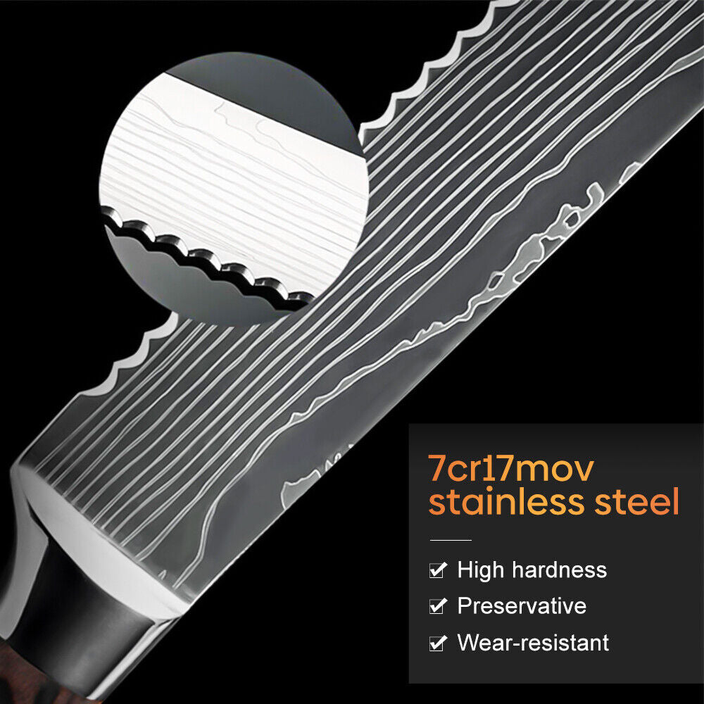 Ultra Sharp Carbon Steel Bread Knife