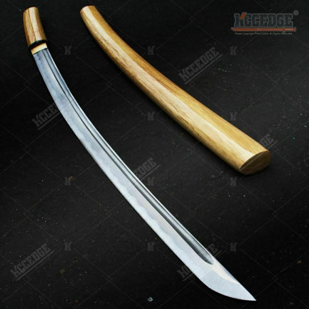 Handmade Shirasaya Samurai Katana Sword, Razor Sharp