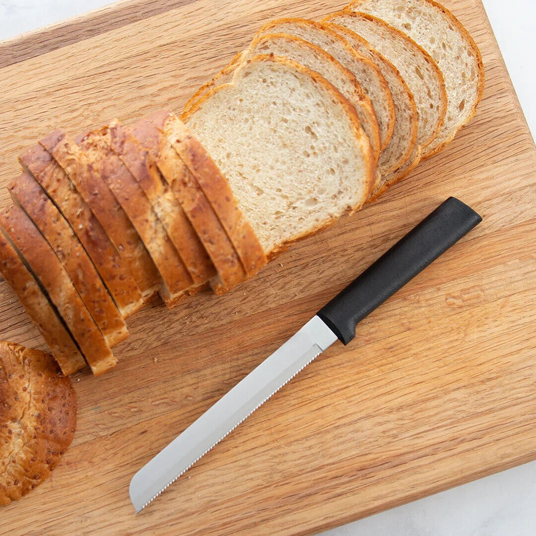 Rada Cutlery Bread Knife, Black Handle