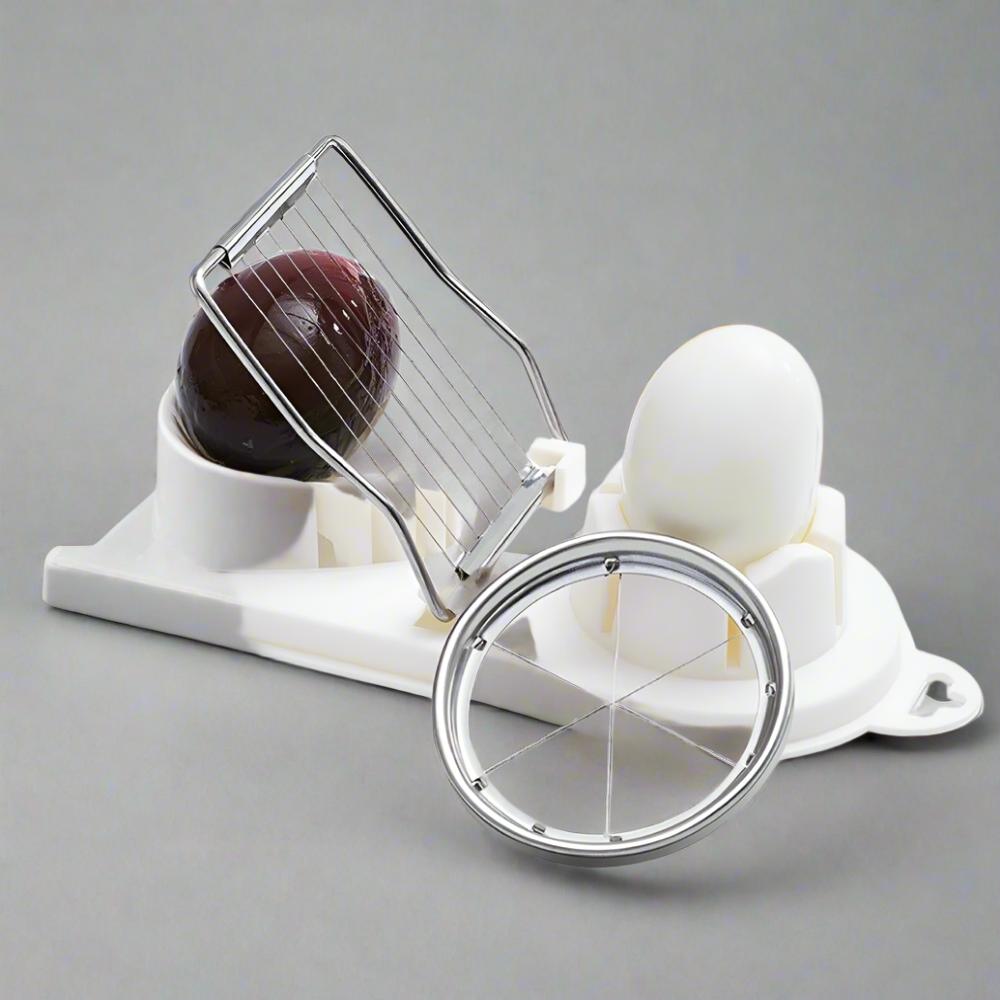 2-In-1 Stainless Steel Egg Slicer & Mushroom Tomato Chopper