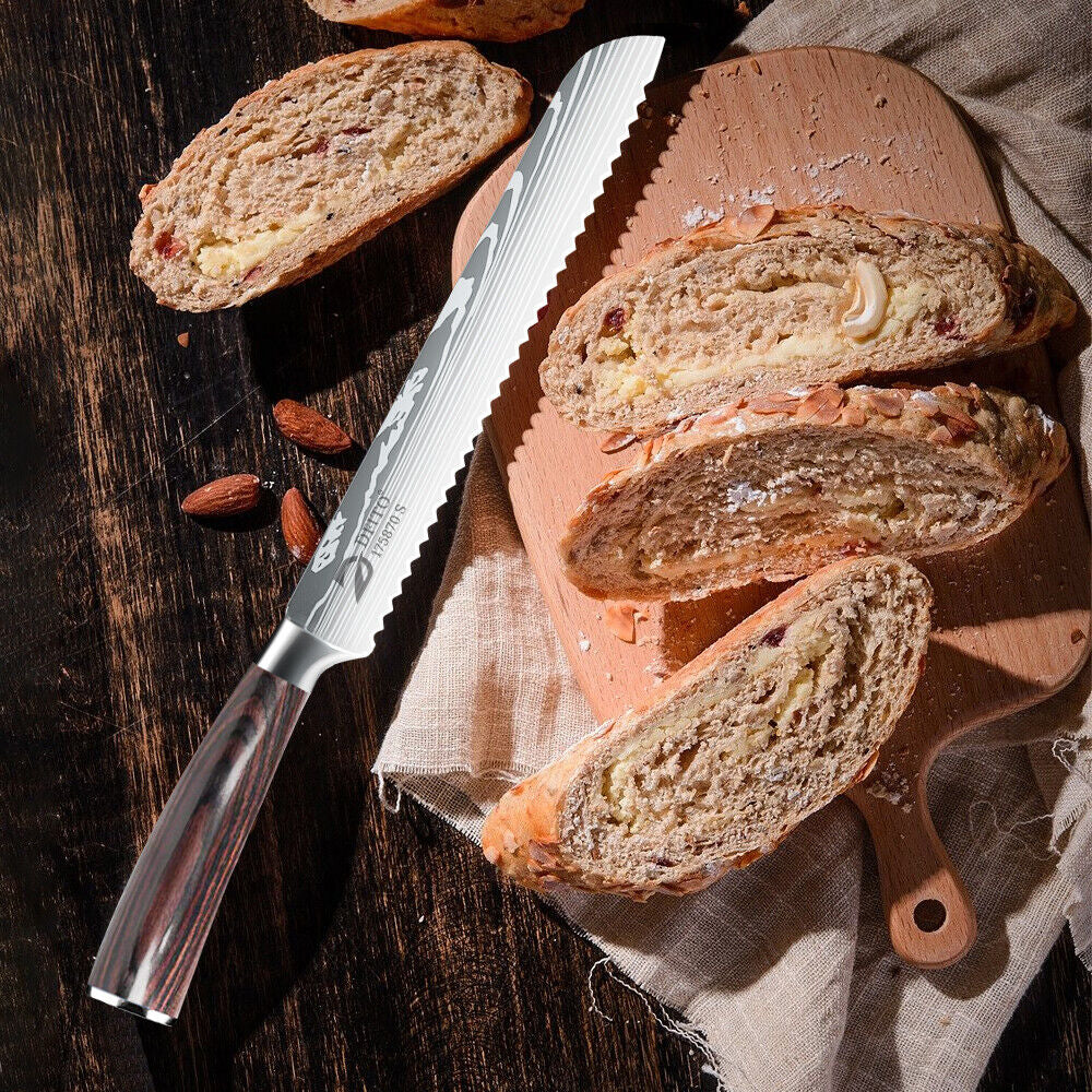 Ultra Sharp Carbon Steel Bread Knife