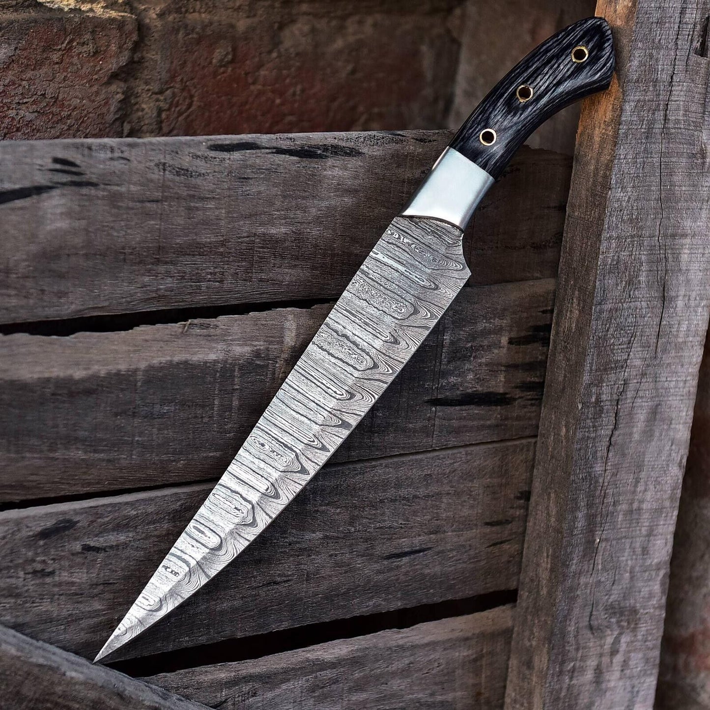 Handmade Damascus Chef Knife for Professionals