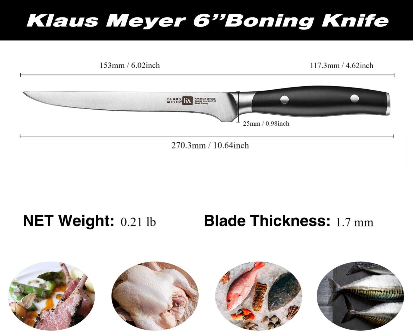 Premium Best Boning Knife Meat Poultry