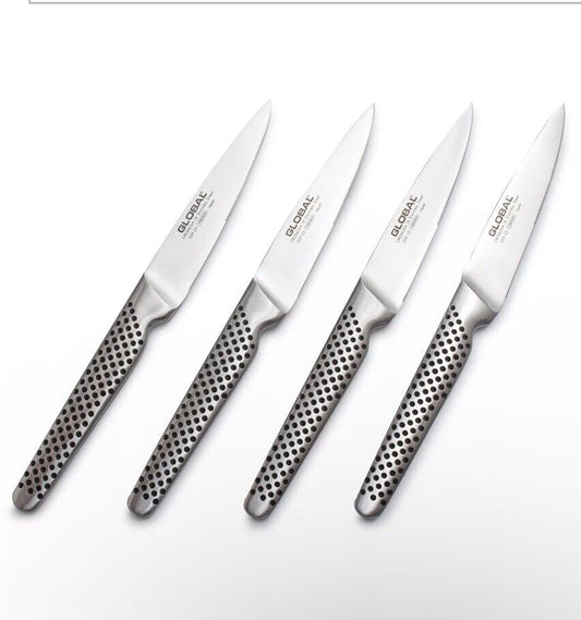 GLOBAL Japanese Steak Knives Set of 4