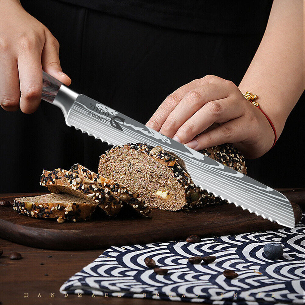 Ultra Sharp Carbon Steel Bread Knife