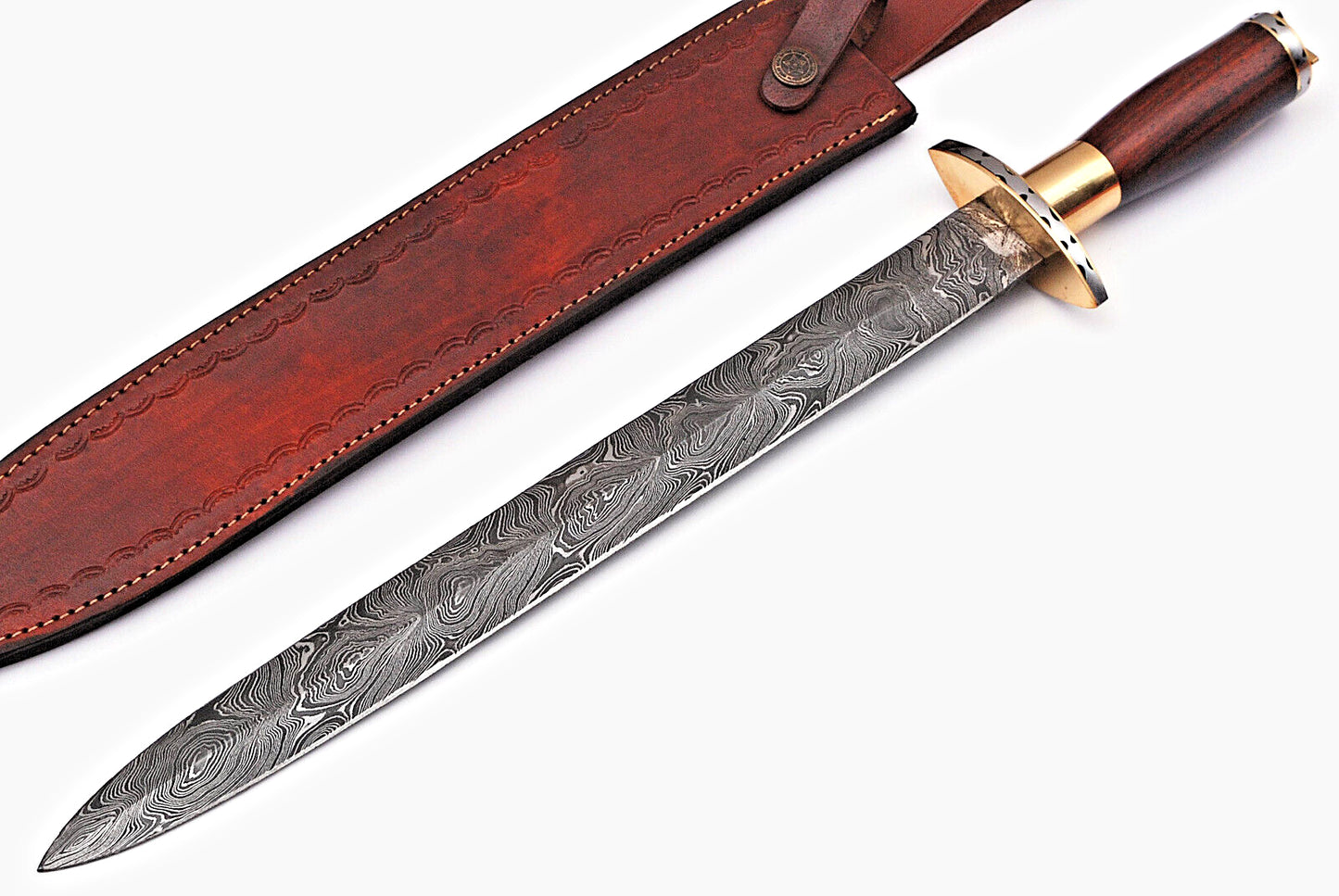 Damascus Steel Sword with Macedonian Army Design