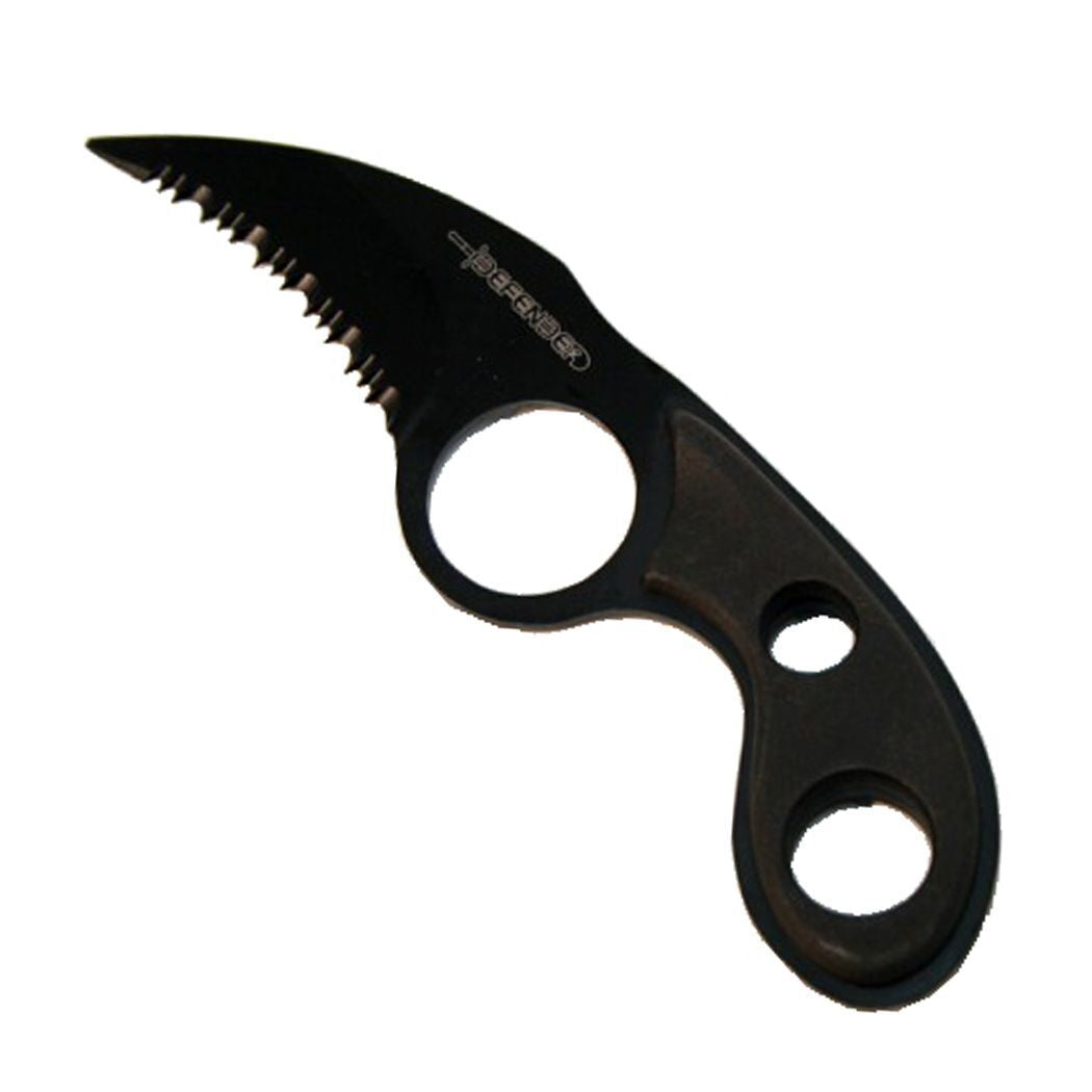 Tactical Black Karambit Knife - Claw Neck Knife with Sheath