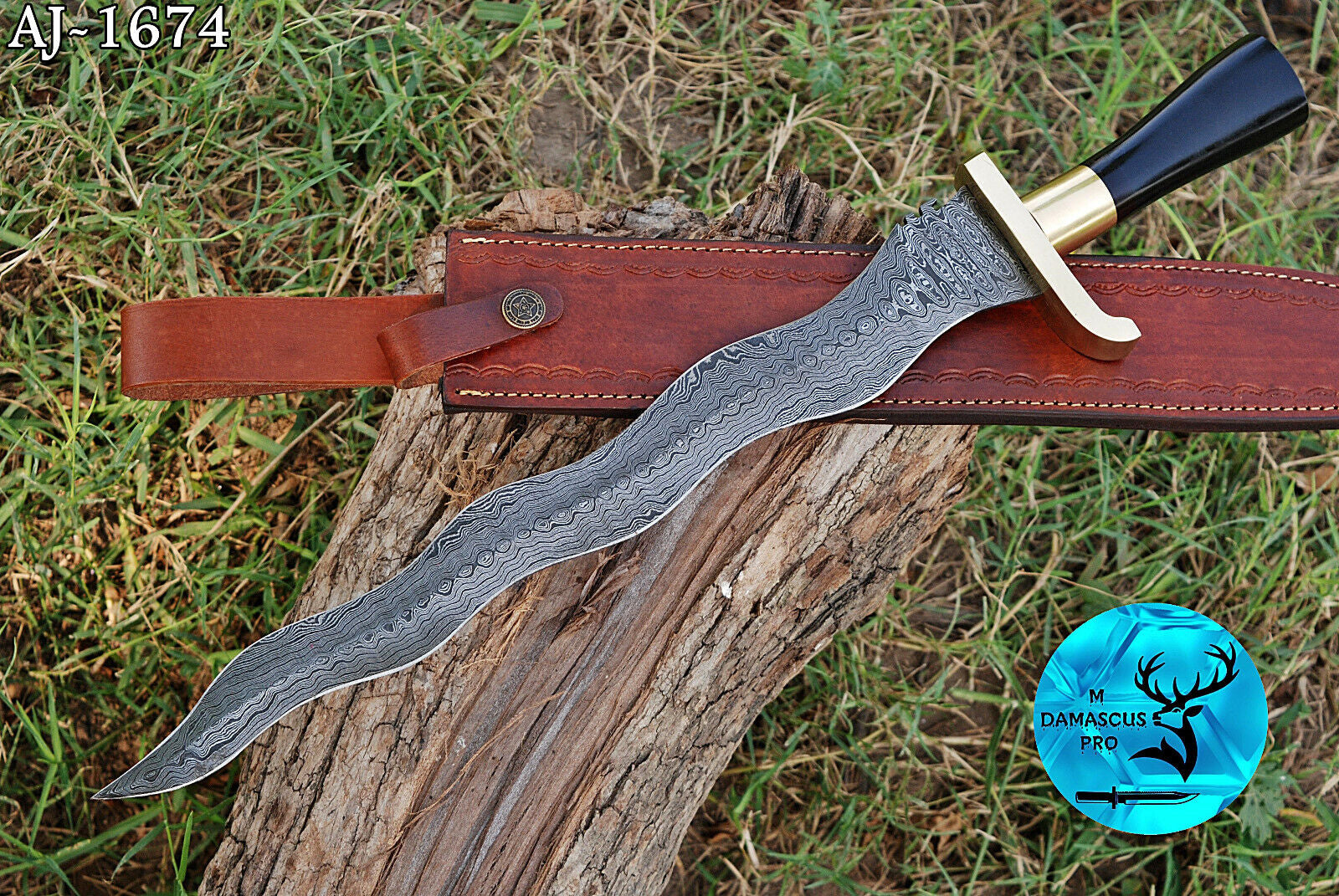 Damascus Sword of Damascus with Kris Dagger Blade