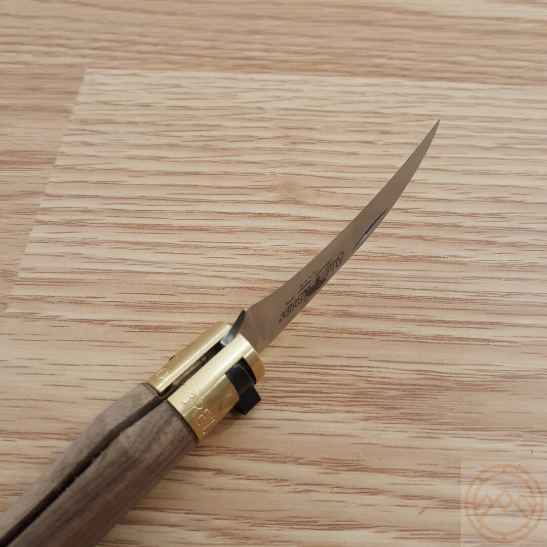 Old Bear Mushroom Knife with 420 Steel Blade and Walnut Handle