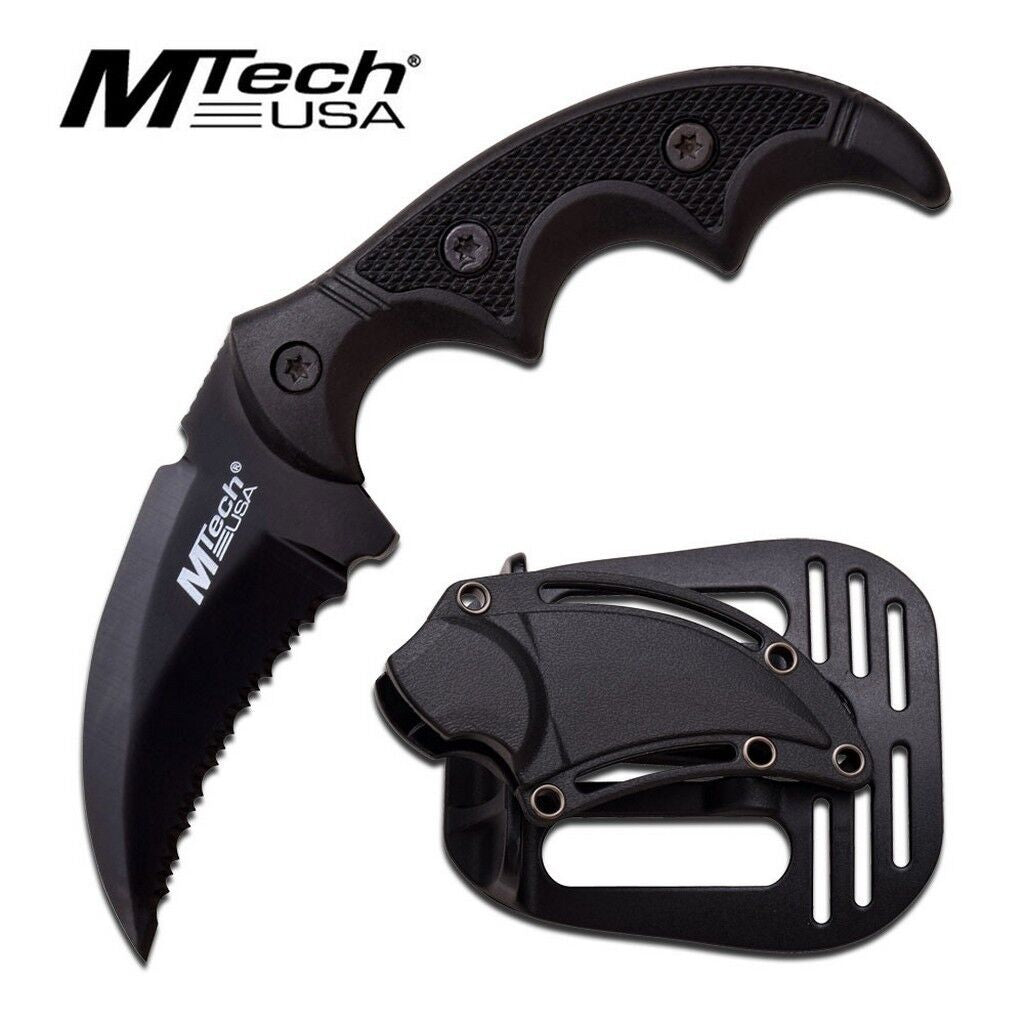 Tactical Combat Karambit Knife - Fixed Blade Boot Knife for Survival