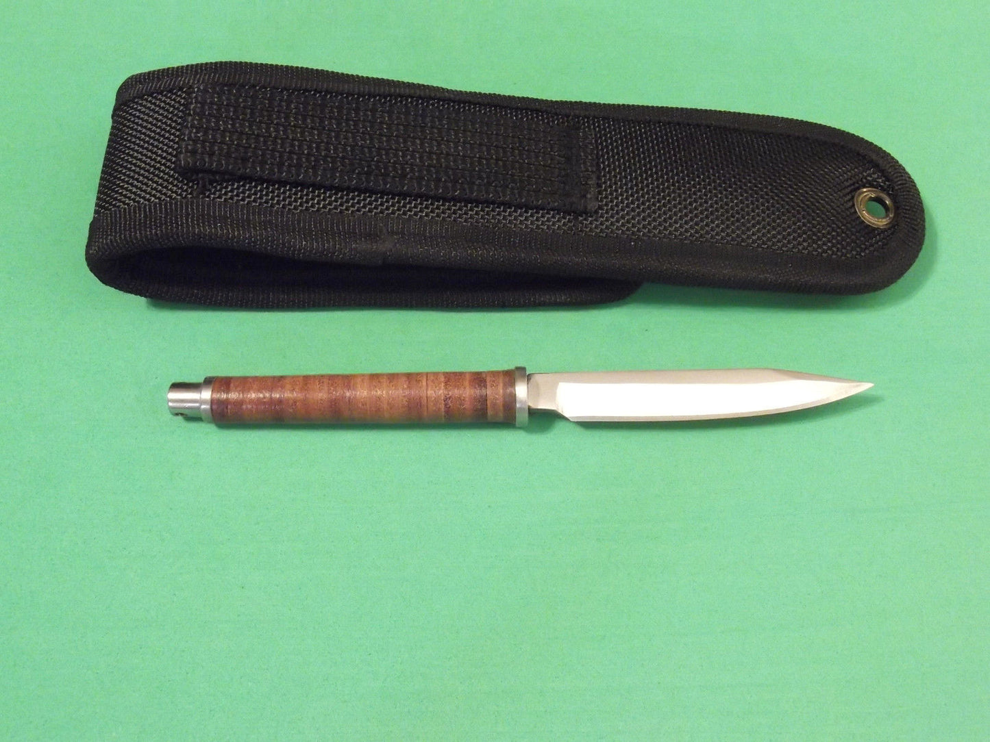 Rough Ryder Slim Fixed Blade Knife with Leather Handle