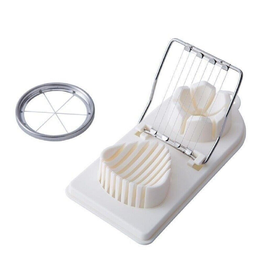 2-In-1 Stainless Steel Egg Slicer & Mushroom Tomato Chopper