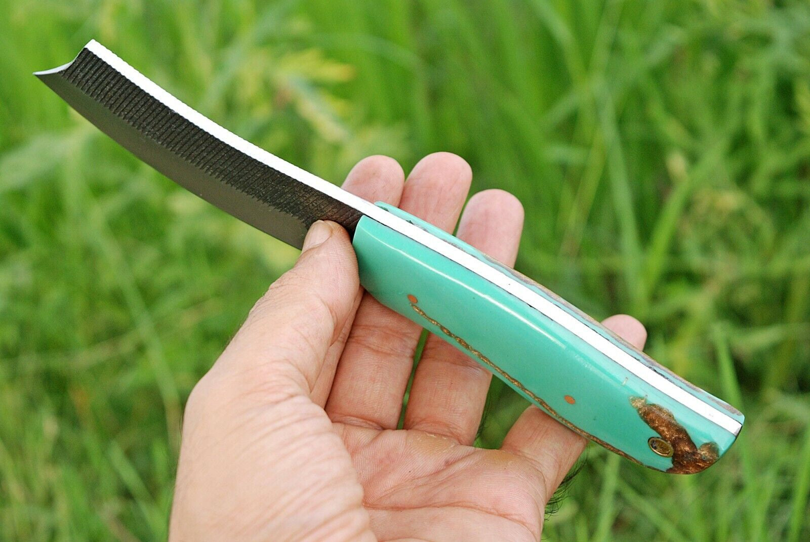 Railroad Steel Bull Cutter Knife with Resin Handle