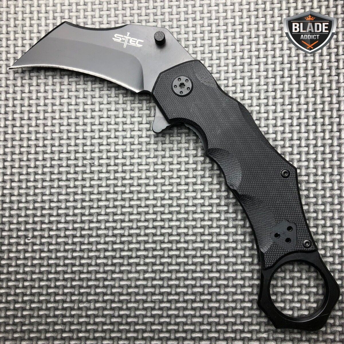 Tactical Folding Karambit Knife - Claw Design with Hard Sheath