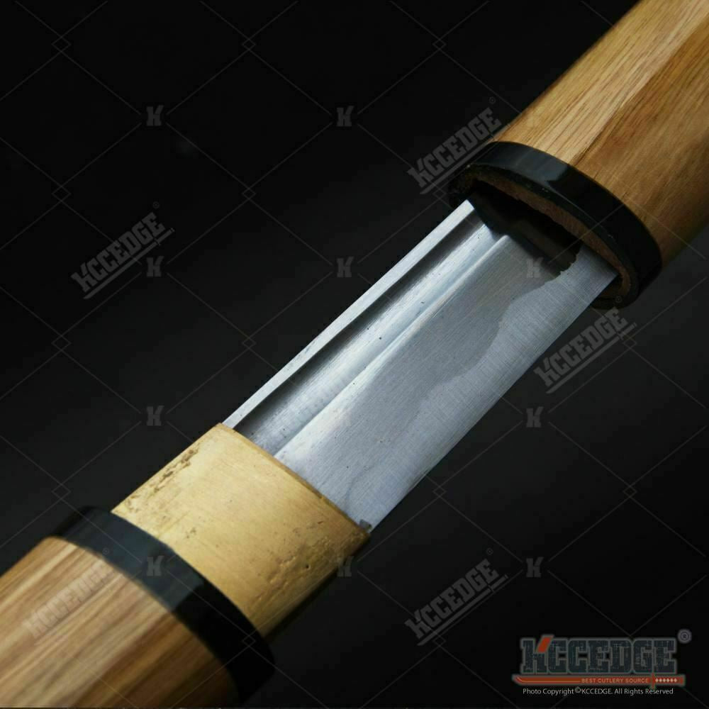 Handmade Shirasaya Samurai Katana Sword, Razor Sharp