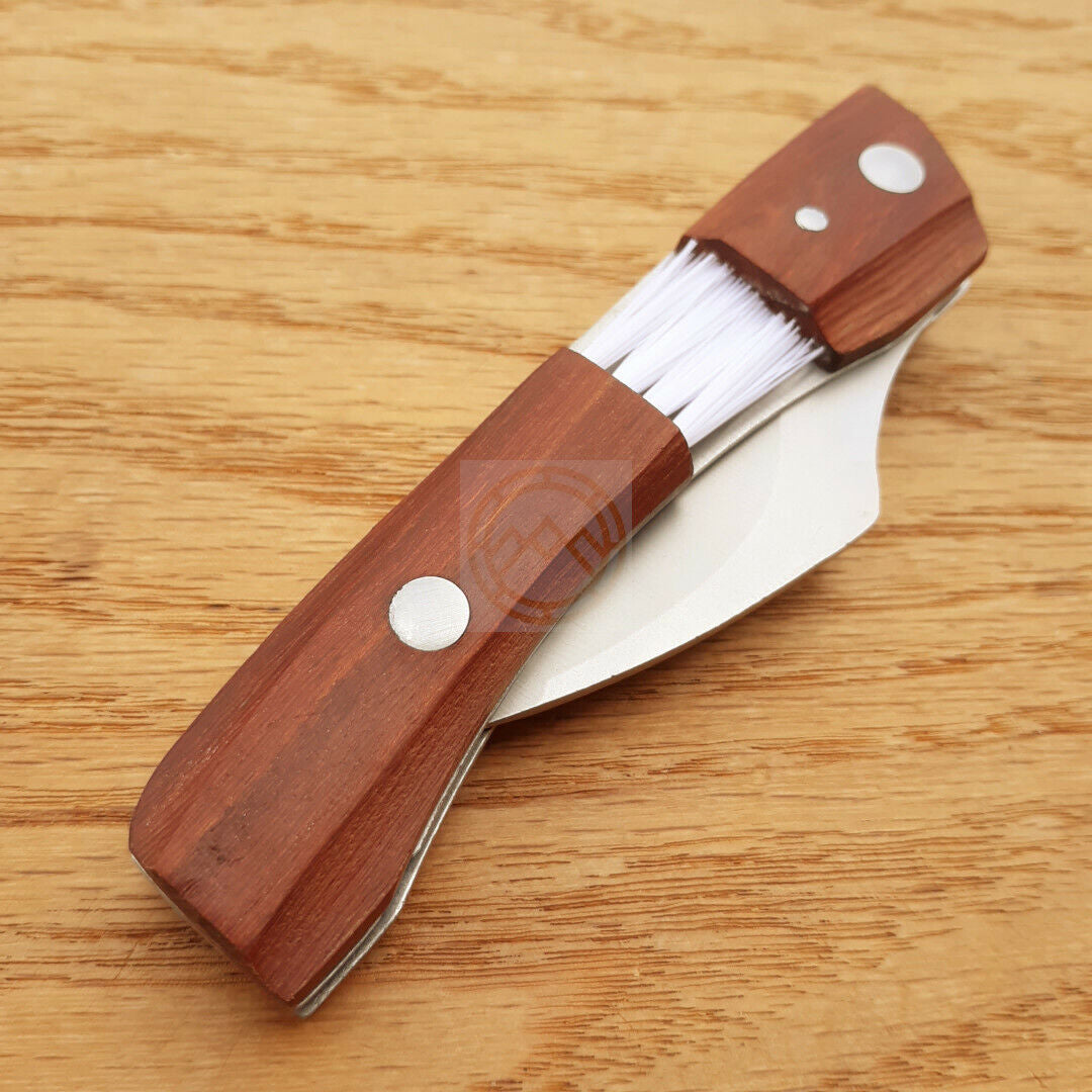 Baladeo Mushroom Folding Knife with curved 420 Steel Blade