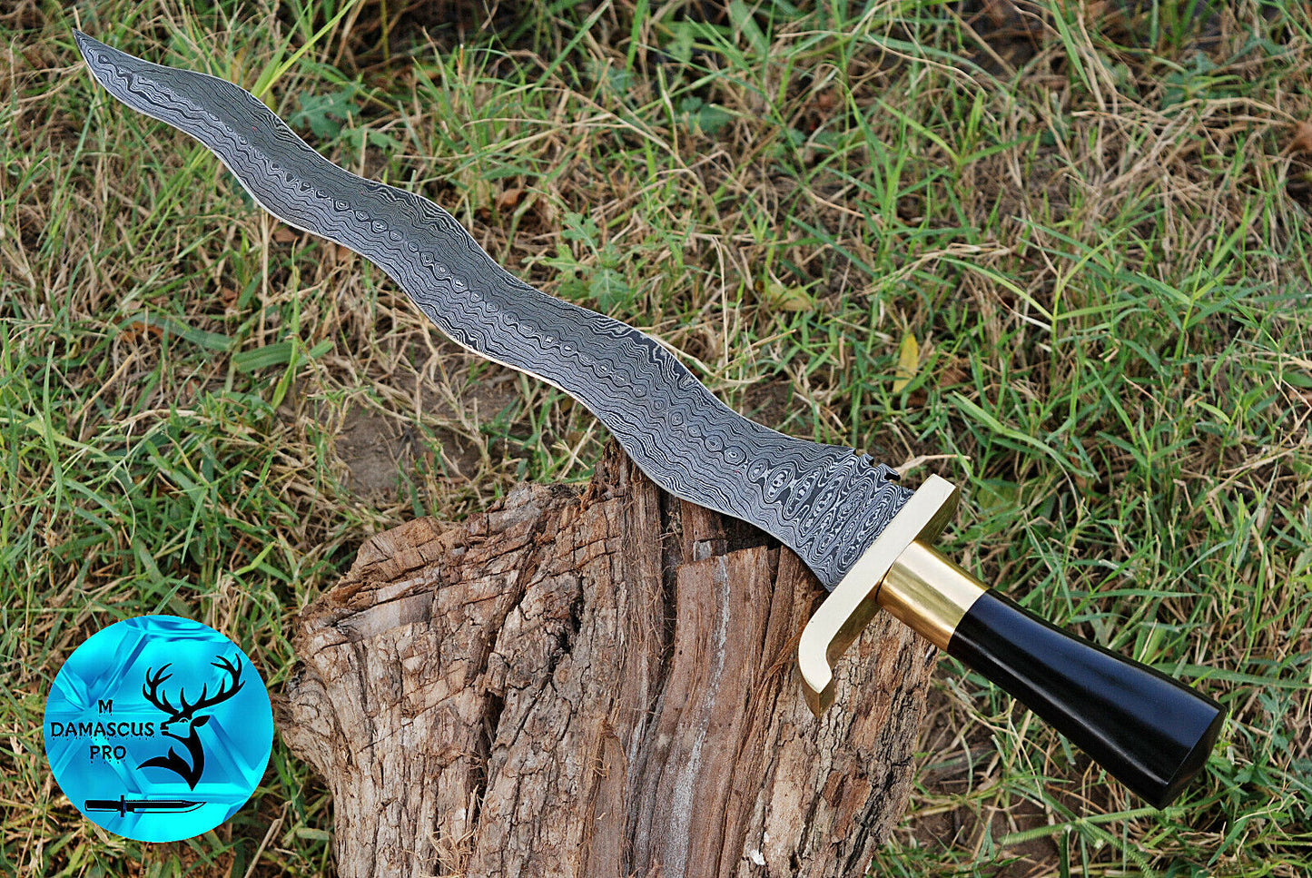 Damascus Sword of Damascus with Kris Dagger Blade