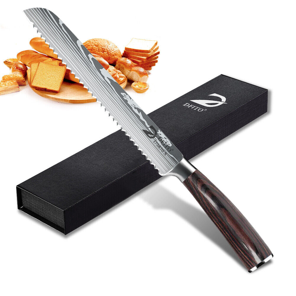 Ultra Sharp Carbon Steel Bread Knife