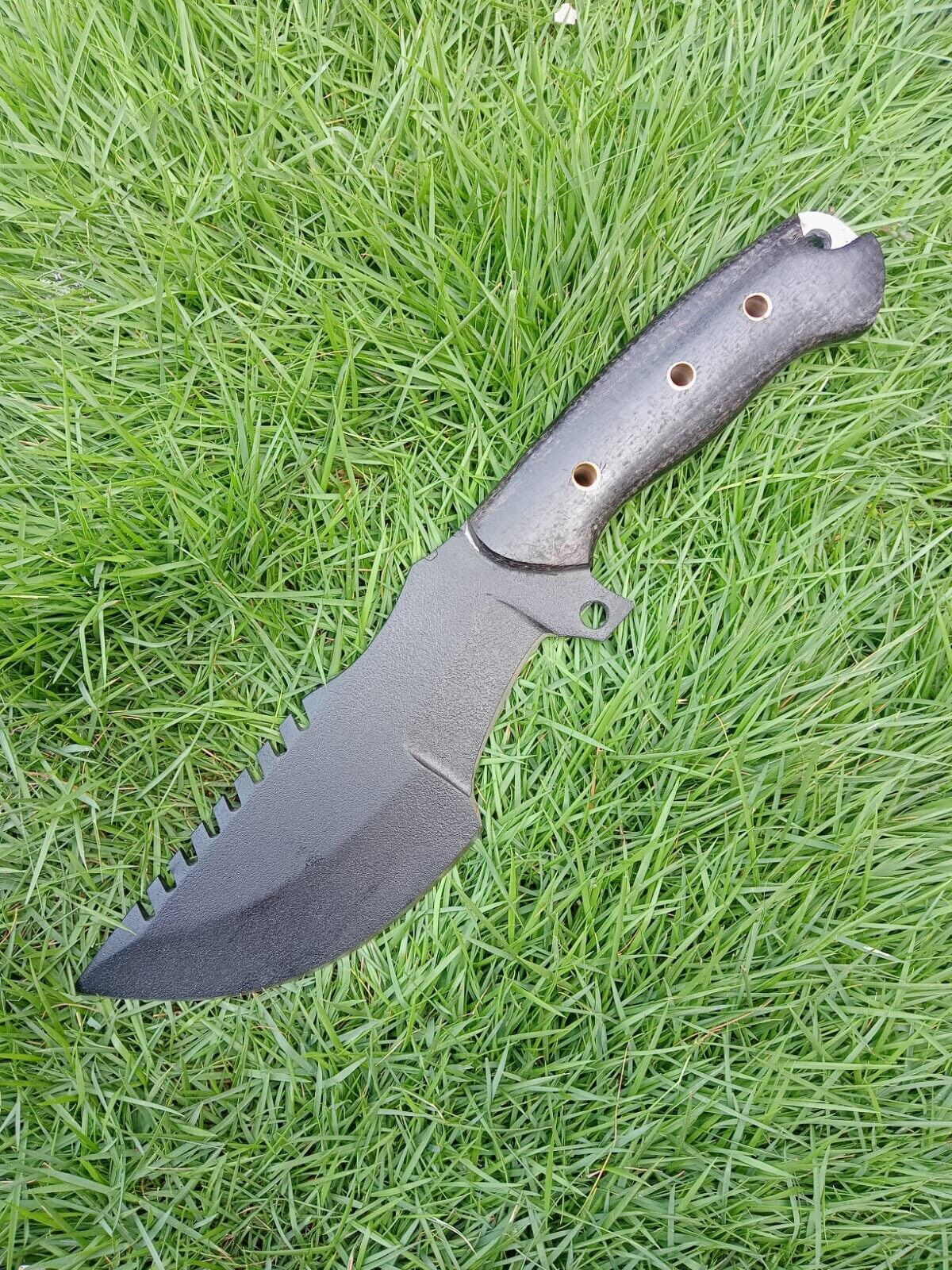 D2 Steel Tracker Knife with Powder Coated Blade