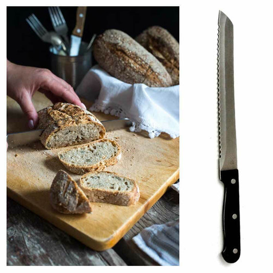 Stainless Steel Serrated Bread Knife