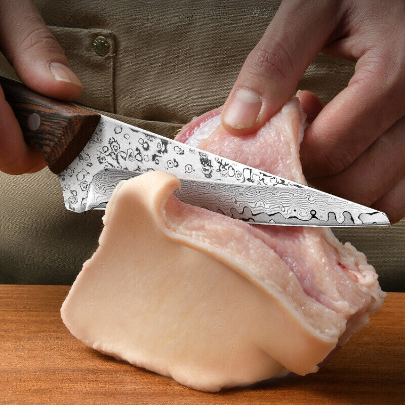 Damascus Boning Fillet Knife for Meat and Chicken