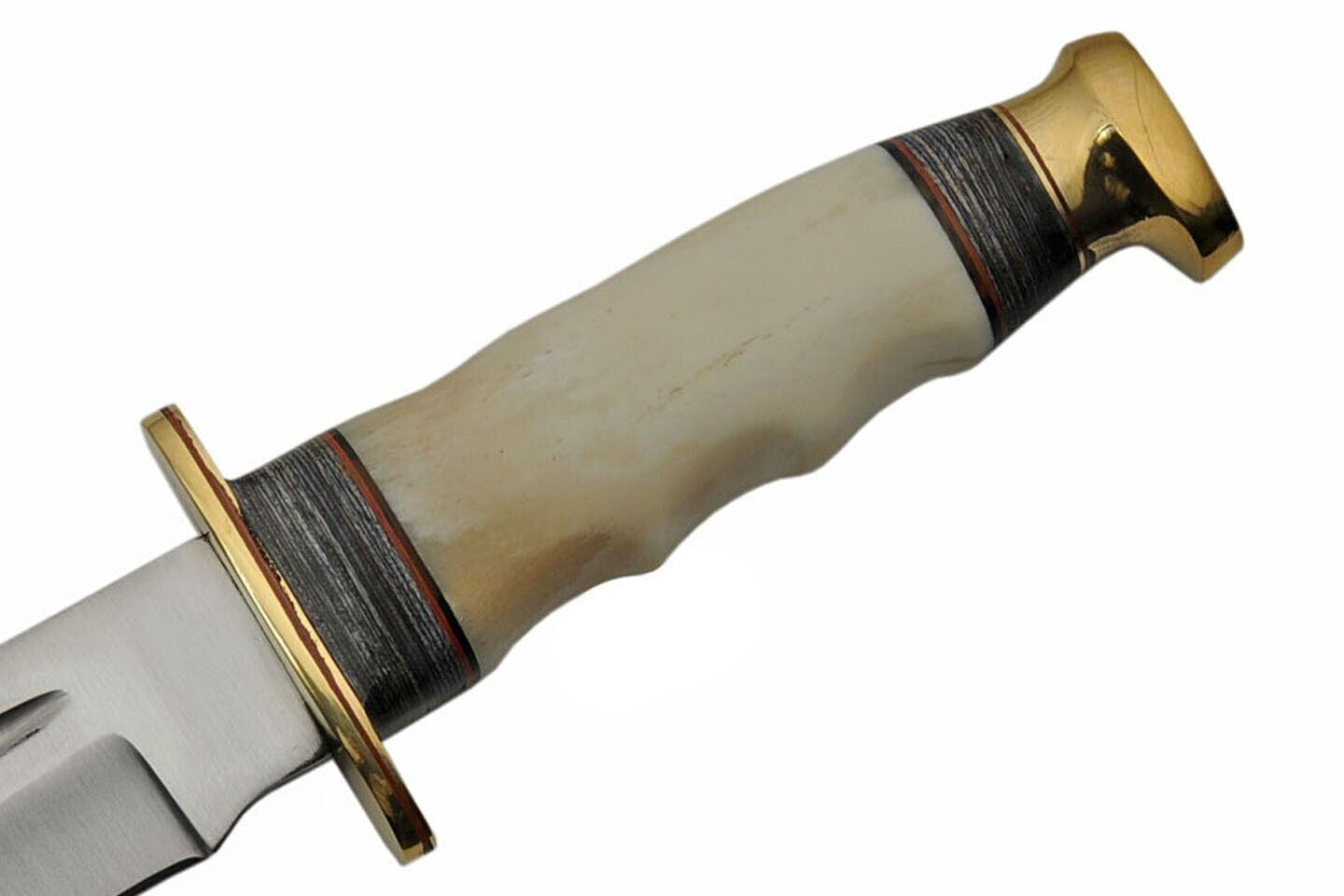 Bowie Knife with Real Bone Handle