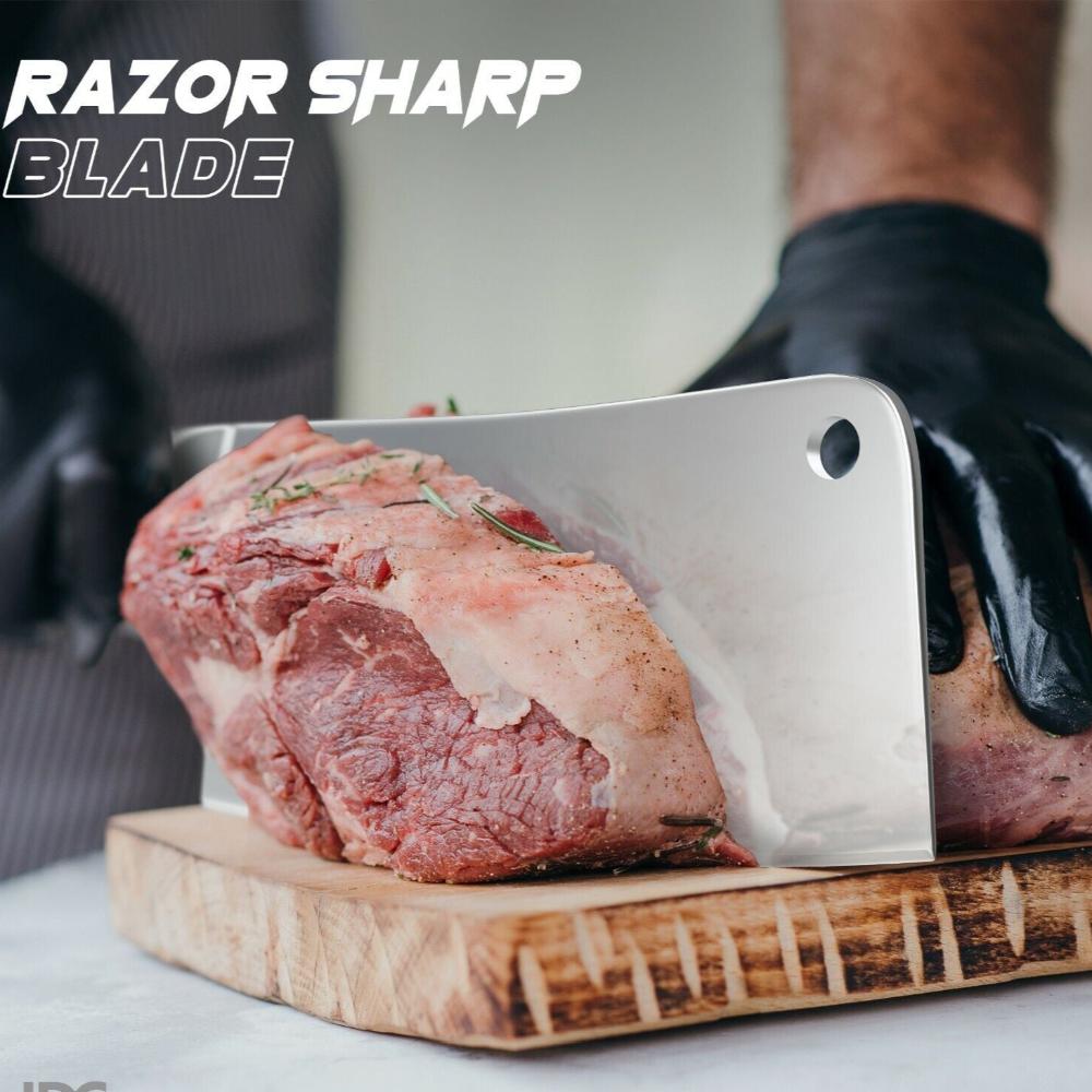 Professional Chef Cleaver Kitchen Knife for Meat Cutting