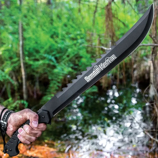 Black Legion Swamp Master Bowie Knife with Full Tang and Sheath