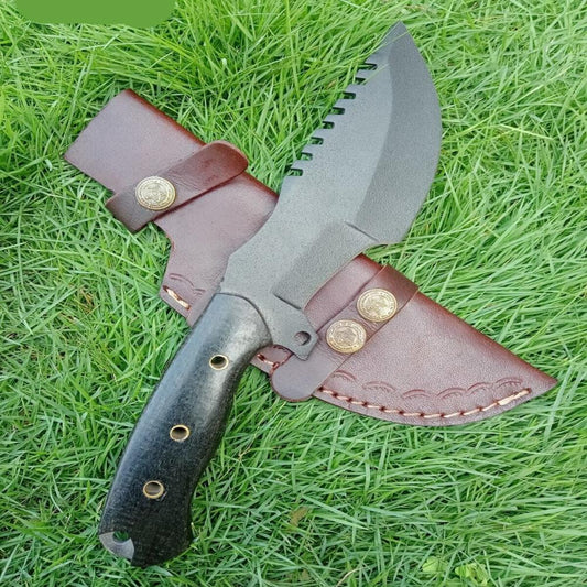 D2 Steel Tracker Knife with Powder Coated Blade
