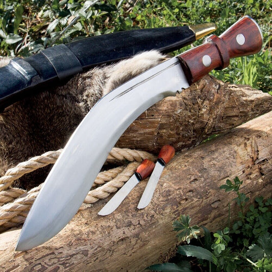 Fixed Blade Gurkha Kukri Knife Military Style Machete