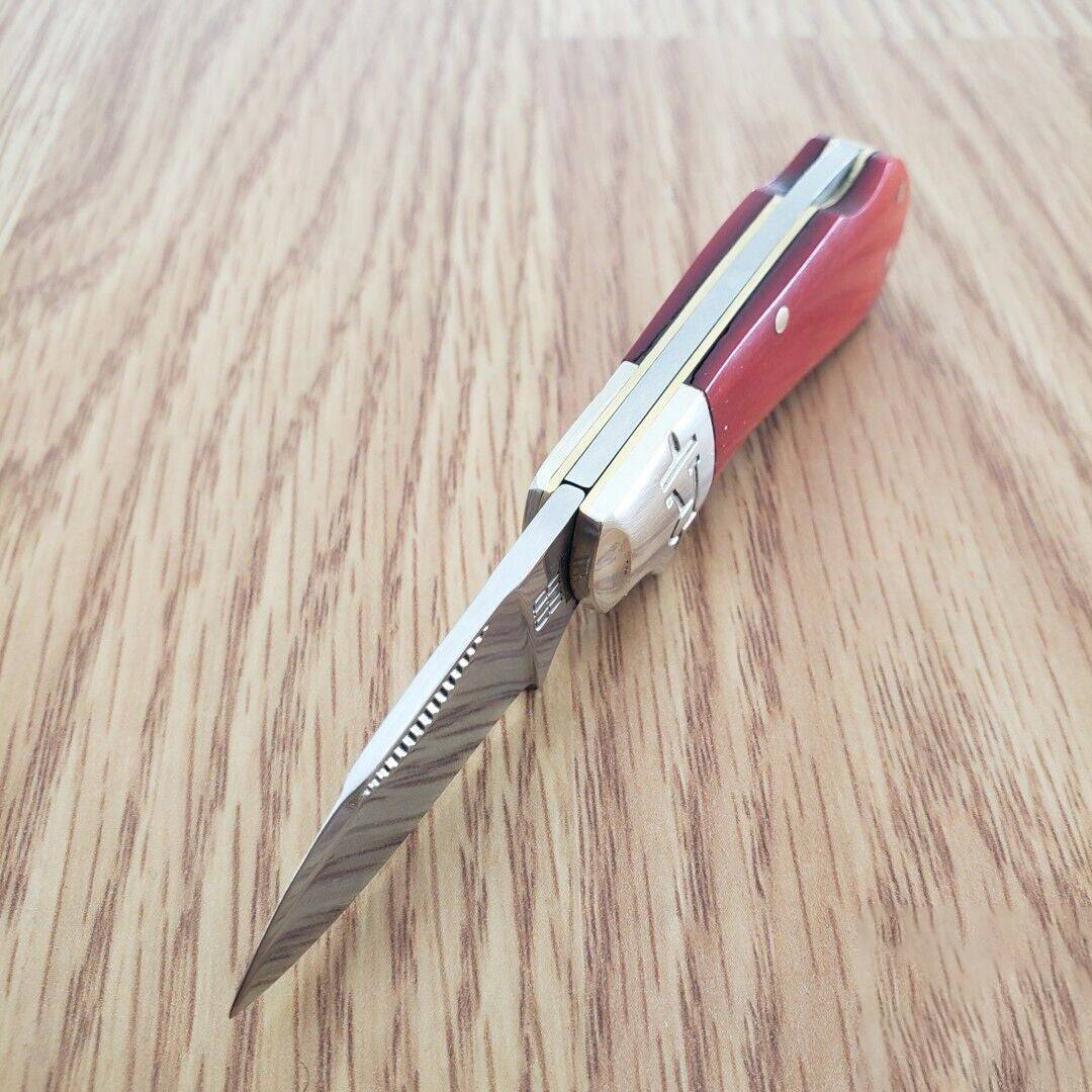 Folding Knife with Smooth Bone Handle