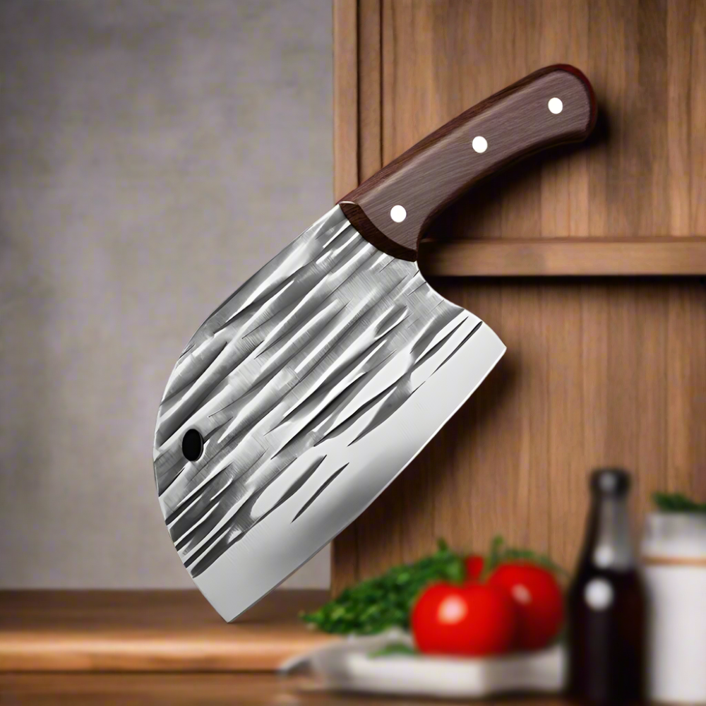 Hand Forged Chef Cleaver Knife at $46.14 Ultra Sharp Edge – Frost Knives