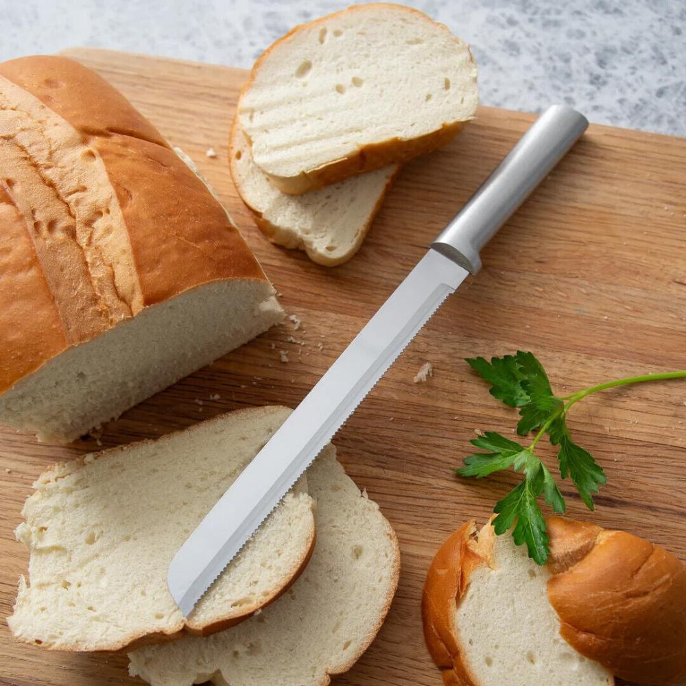 High Quality Rada Cutlery Bread Knife, Silver Handle