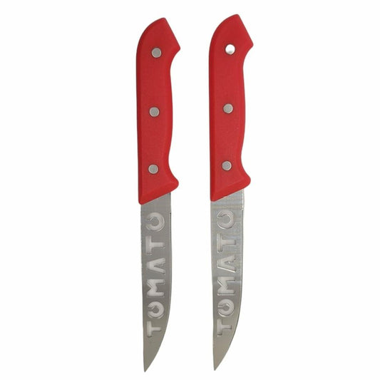 Serrated Stainless Steel Tomato Cutting Knife Set