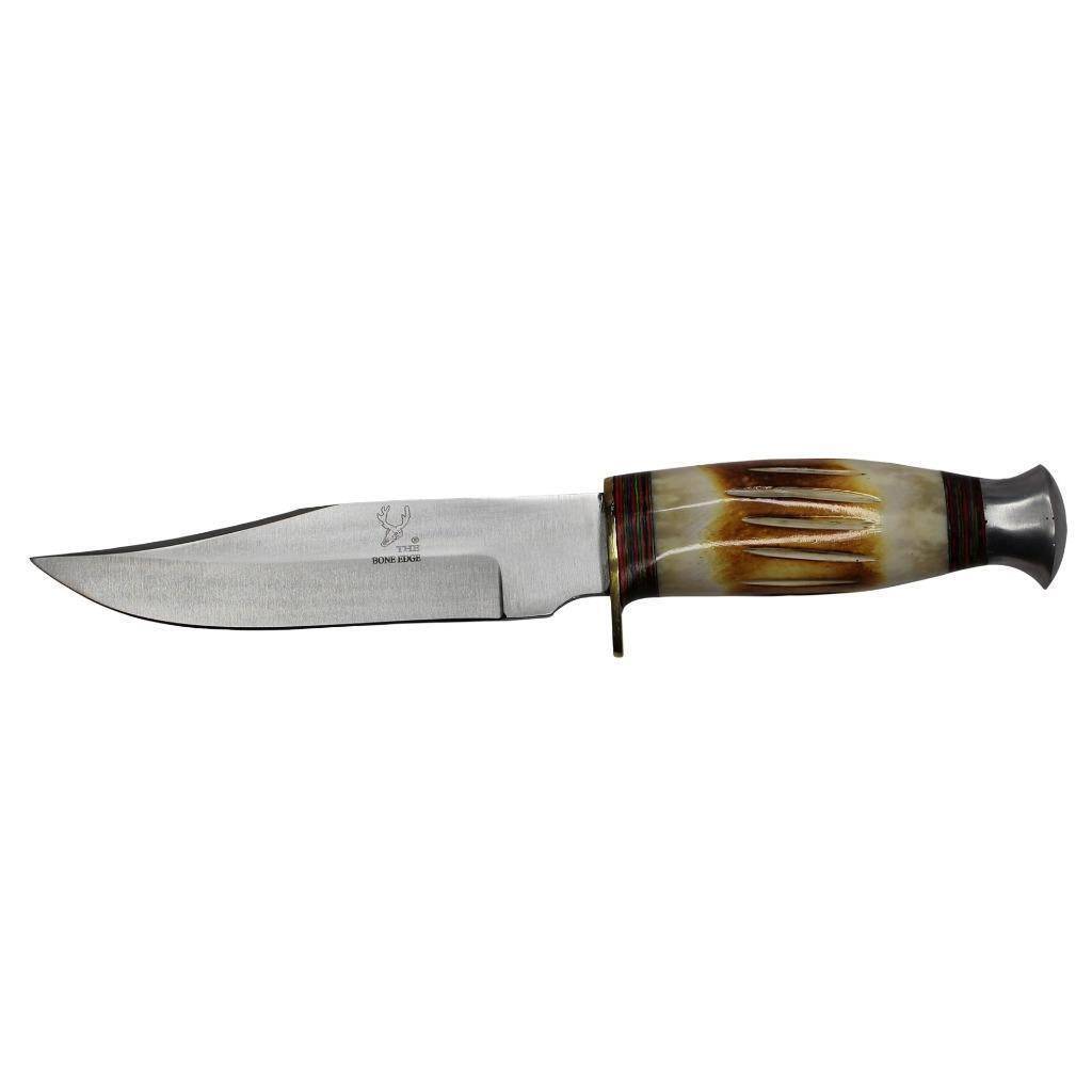 Tactical Knife with Faux Bone Handle