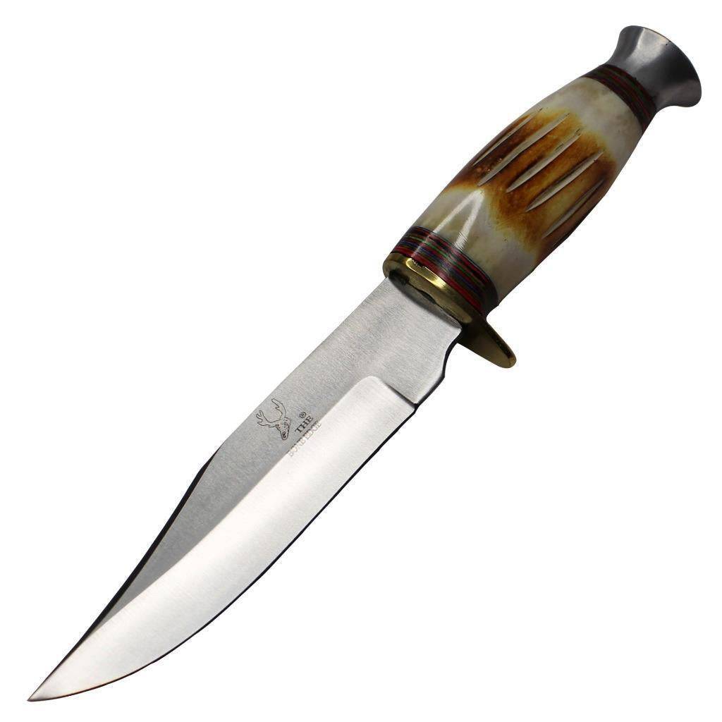 Tactical Knife with Faux Bone Handle