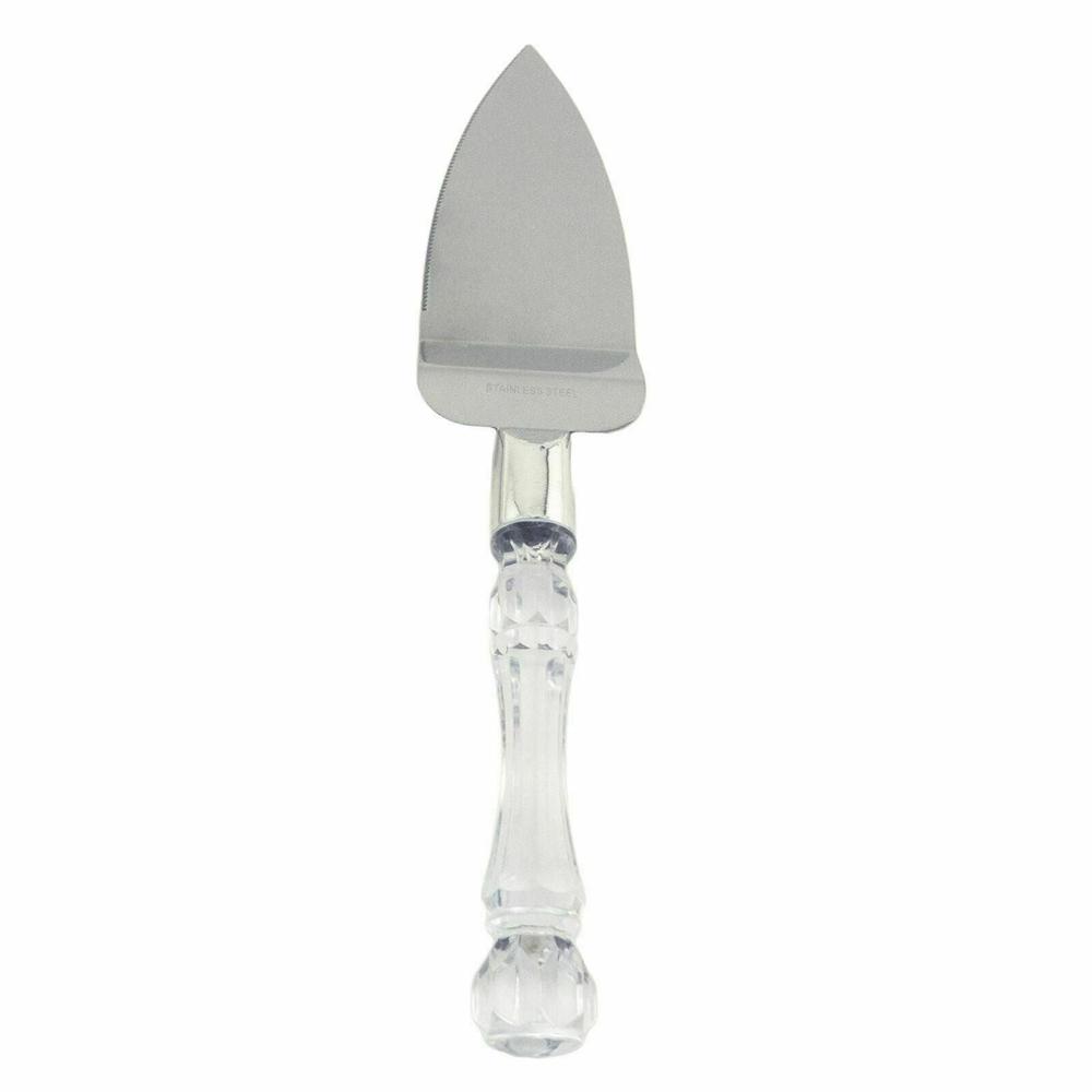 Top Quality Wedding Cake Knife and Server Set with Acrylic Handle